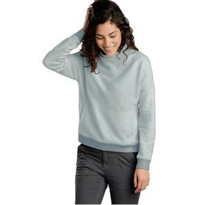 Toad & Co Cashmoore Turtleneck Sweater Light Blue Size Large